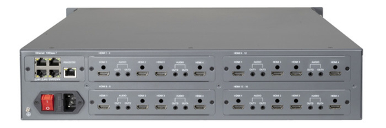 PM60MA3H/00-16H IP-Video-Matrix-System mit 16CH-Ausgang HDMI-Eingangsvideo über Ip-Video-Wandmanagement