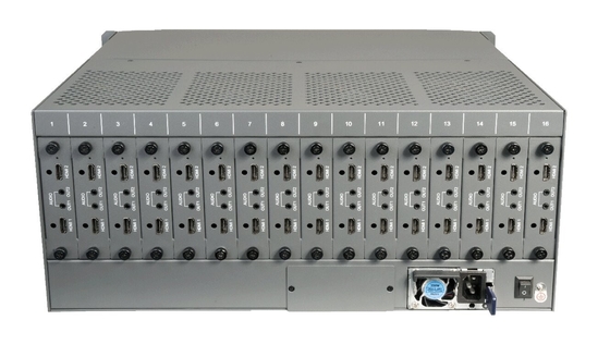 PM70MC3-00-32H IPvideomatrix-Rangierlok, mit Ertrag 32CH, modulare Fahrgestelle, Video über IP, Videowand-Management